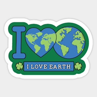 I Love Heart Sticker